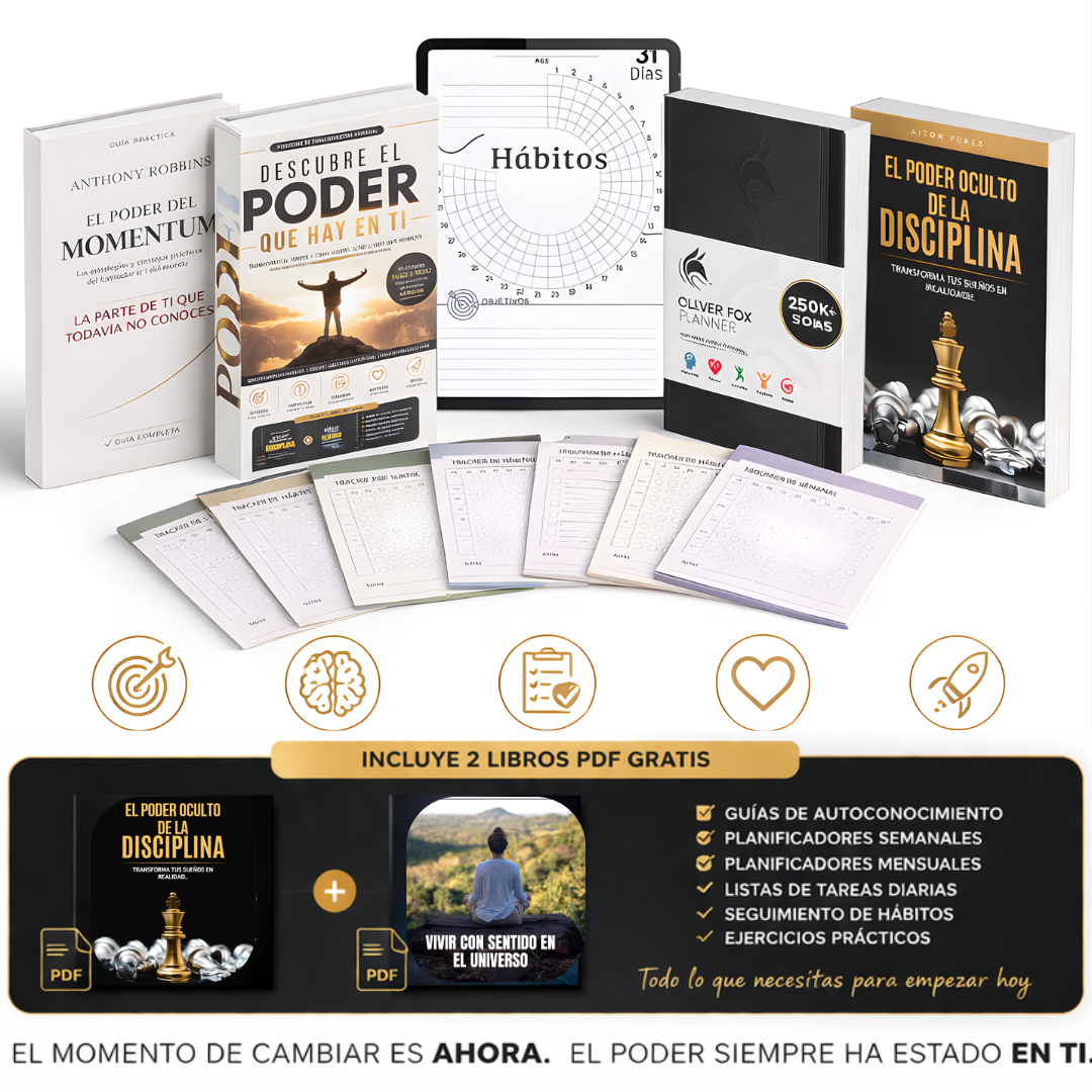 Sistema de Hábitos y Disciplina en 30 Días + 2 PDFs Gratis (Descarga Instantánea)